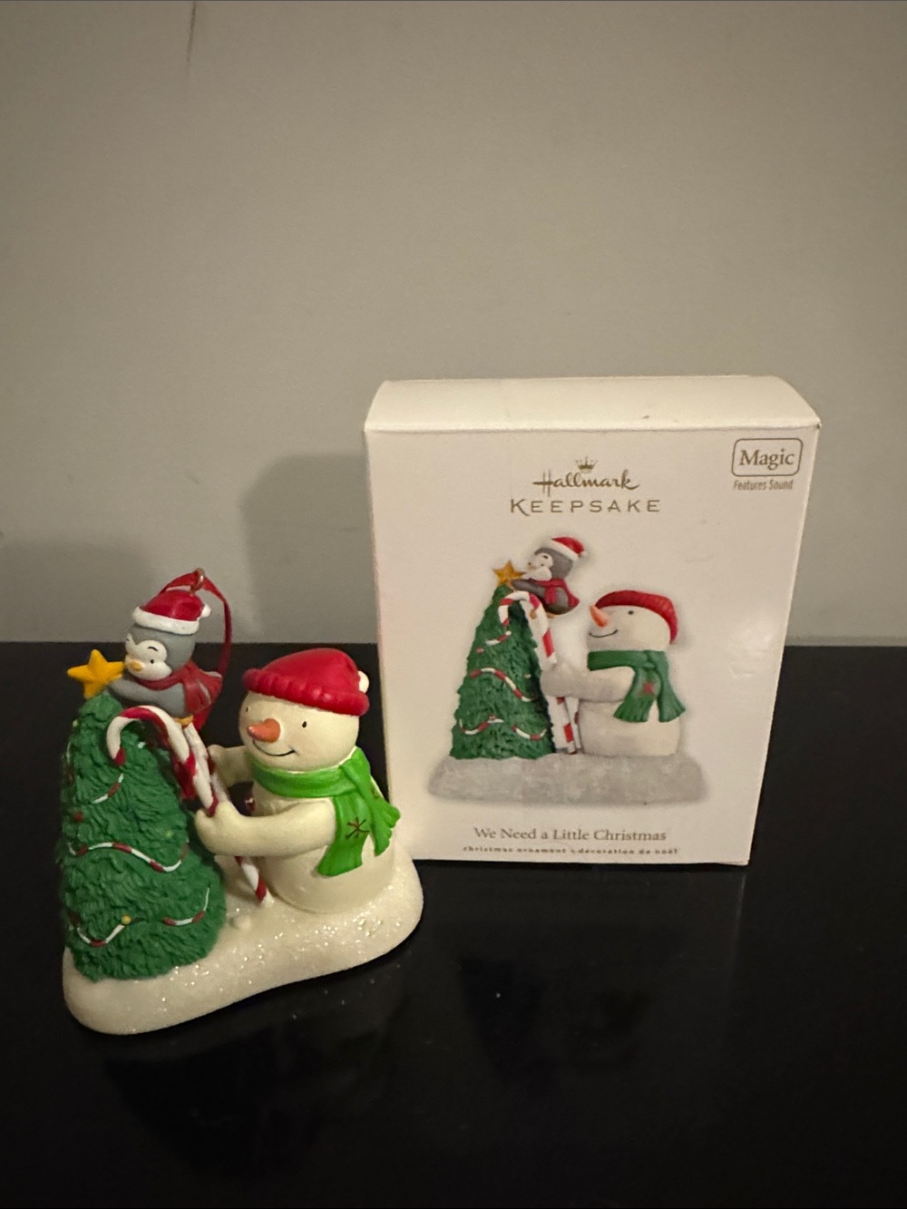 2010 Hallmark Keepsake Magic Ornament "We Need a Little Christmas"